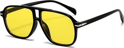 Immagine prodotto di Occhiali da sole VeyRey Steampunk Occhiali da sole giallo fantasma