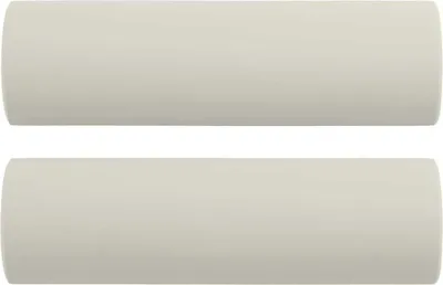 Produktbild von vidaXL Zierkissen 2 Stk. Creme Ø15x50 cm Samt