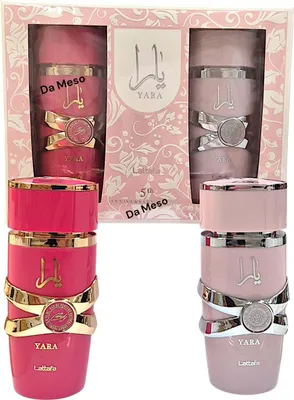 Produktbild von Lattafa Yara und Yara Candy Set Eau de Parfum 2x100ml Yara Parfum Gift Set