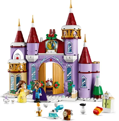 Produktbild von LEGO 43180 Disney Princess Belles winterliches Schloss, Die Schöne und das Biest, Spielzeug für Vorschulkinder ab 4 Jahren