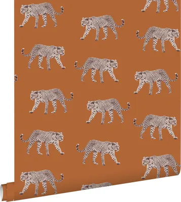 Immagine prodotto di ESTAhome carta da parati pantere arancia caldo 53 cm x 10.05 m