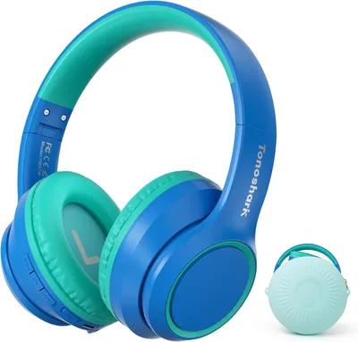 Produktbild von Aktive Noise-Cancelling-Kopfhörer für Kinder, 60 Std. Spielzeit,Kabelloses Bluetooth Over-Ear Headset mit integriertem Mikrofon für Schule/Reise/Party