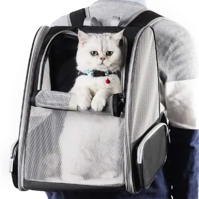Produktbild von Omgoods – Tragbarer Rucksack für Katzen und kleine Hunde bis zu 7,5 kg