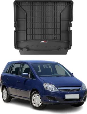 Produktbild von OMAC Gummi Kofferraumwanne für Opel Zafira B 2005-2014 TPE Laderaumwanne Schwarz