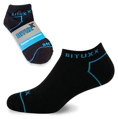Produktbild von Bituxx 1 Paar Sneakers Freizeit & Arbeitssocken Schwarz 39-42 MS-18285