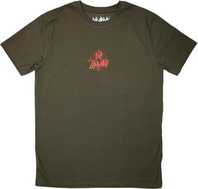 Produktbild von Def Leppard - "Mini Target Logo" T-Shirt für Herren/Damen Uni RO11579 (S) (Grün)