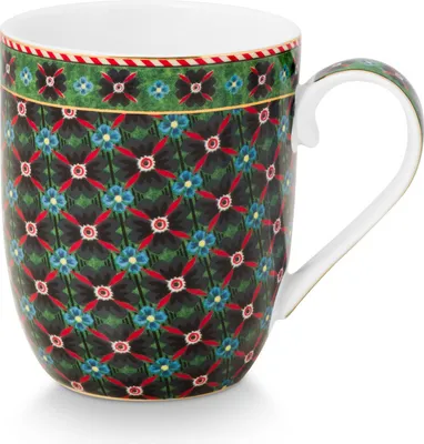 Produktbild von PIP STUDIO Berry Blues Tasse clover green 145ml