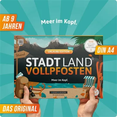 Immagine prodotto di Stadt Land® Vollpfosten - Holiday Edition - Il mare nella testa