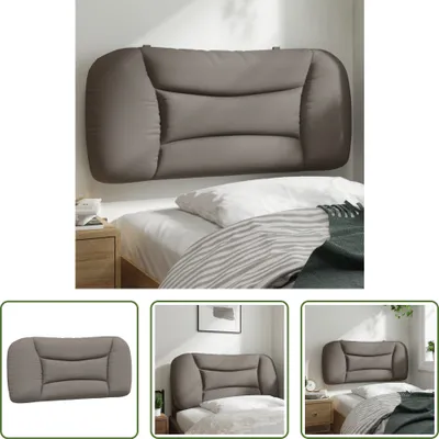 Produktbild von The Living Store Kopfteil-Kissen Taupe 80 cm Stoff