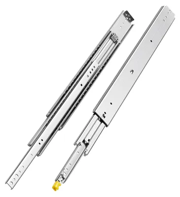 Immagine prodotto di VEVOR 1 coppia di guide per cassetti ad estrazione totale 762 mm, portata 226 kg, guide per cassetti, cuscinetti a sfera con cricchetto, guide telescopiche montate lateralmente, ideali per armadi, cassetti industriali