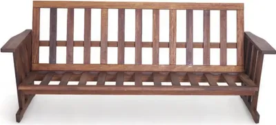 Produktbild von Parkbank Bank Sitzbank Holzbank Gartenbank Designbank Rückenlehnenbank