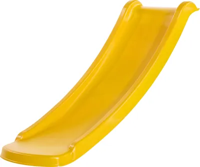 Produktbild von Kinder-GartenruGelbe Kinderrutsche für Garten – Outdoor Rutsche aus Kunststoff, Wellenrutsche für Spielturm und Klettergerüst, wettertsche 120 cm Gelb