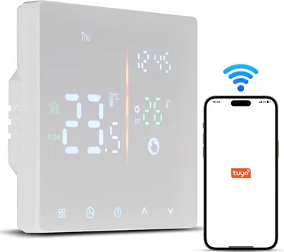 Obrázek produktu pro Digitální WiFi termostat Pokojový termostat pro vodní podlahové vytápění 3A, 2 režimy, NTC indukce, LCD programovatelný pokojový termostat