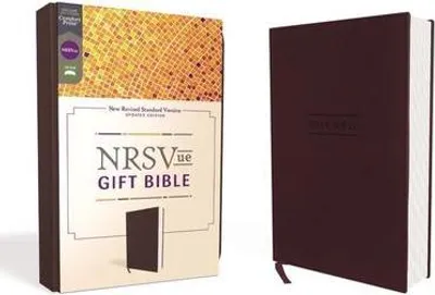 Obrázek produktu pro Nrsvue, Gift Bible, Leathersoft, Burgundy, Comfort Print