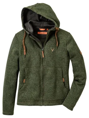 Productafbeelding van Adisur fleecejack voor dames (groen, traditionele stijl), maat 36