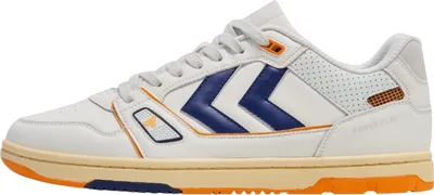 Produktbild von Hummel Power Play LX-E Sneaker Schuhe weiß/blau/orange 226244-9340, Schuhgröße:42 EU