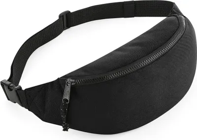 Produktbild von BagBase Uni Recycle Bauchtasche PC4044 (Einheitsgröße) (Schwarz)