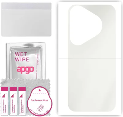 Produktbild von apgo Rückseite Schutzfolie, Matt, kompatibel mit Huawei Pura 70, Hinten Hydrogel-Displayschutzfolie mit Positionierhilfe, kratzfest, einfache Montage