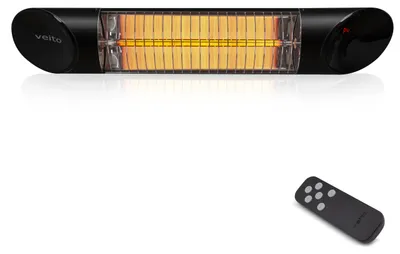 Obrázek produktu pro Ohřívač terasy - 1200 W - Hliník - 9x75x13 cm - Vhodný pro použití venku i uvnitř