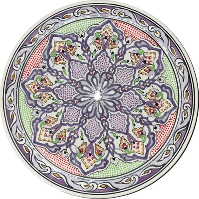 Image de Plat de service Etoile d'Ishtar Violet - D 37 cm