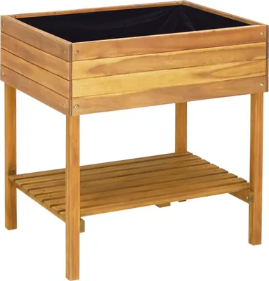 Produktbild von vidaXL Hochkübel 78,5 x 58,5 x 78,5 cm Massivholz Akazie