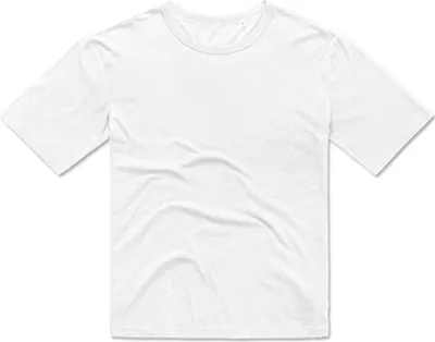 Produktbild von Herren Organic Slub Crew Neck - Farbe: White - Größe: M