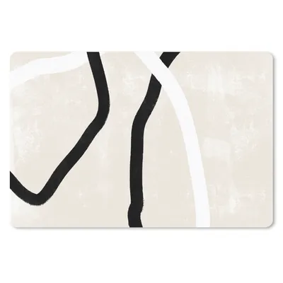 Produktbild von MuchoWow® Schreibtischunterlage Rosa - Minimalismus - Design 60x40 cm - XXL Mauspad - Großes Mauspad