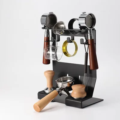 Obrázok produktu pre TRANKIELO® - Drviaca stanica 58 mm - Multifunkčný úložný stojan pre kávové zariadenia - Úsporný a odolný dizajn