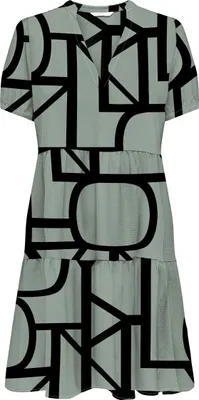 Image de Only Nova Life Vis Thea Robe à manches courtes Vert S Femme Vert S