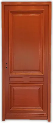 Image de Porte d'entree Bois Pleine, Safran (Canaries 4), H215 x L90 p, droit + Poignée Et Barillet (ref010723NO)