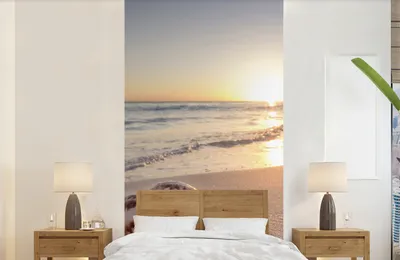 Produktbild von Strand-Fotobehang aus Schelp-Luft- Dekoration 120 x 240 cm