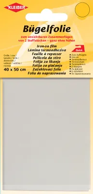 Produktbild von KLEIBER Reparatur-Bügelfolie transparent 400 x 500 mm