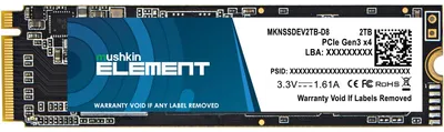 Produktbild von Mushkin ELEMENT - SSD - 2 TB - intern - M.2 2280 - PCIe 3.0 x4 (NVMe)