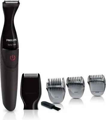 Produktbild von Präzisionstrimmer PHILIPS Series 1000 MG1100/16, 3 Trimmaufsätze, 1 Rasieraufsatz, 100% Wasserdicht