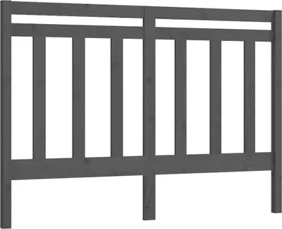 Image de vidaXL Tête de lit Gris 166x4x100 cm Pin massif