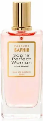 A bottle of Saphir Perfect Woman Eau de Parfum.