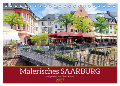 Produktbild von Malerisches Saarburg (Tischkalender 2027 DIN A5 quer), CALVENDO Monatskalender