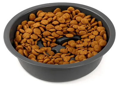 Produktbild von Antischlingnapf für Hunde, rutschfester Slow Feeder für mittelgroße und große Hunde