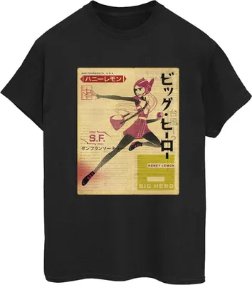 Produktbild von Disney - "Big Hero 6" T-Shirt für Damen BI15513 (3XL) (Schwarz)