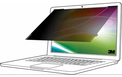 Produktbild von 3M BP145W1B Blickschutzfilter 14,5  Bright Screen Laptop 16:10