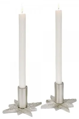 Produktbild von Lambert Kerzenhalter Set Merope Aluminium Silber (2-teilig)