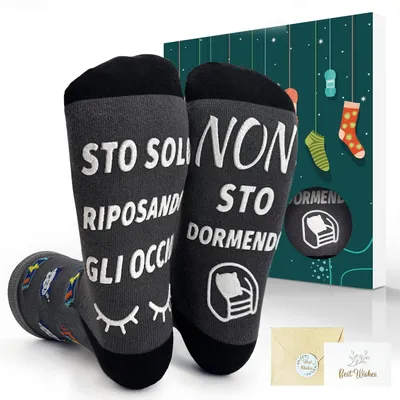 Immagine prodotto di Calzini unisex grigi, dal design divertente