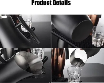 Image de Carafe Famanu, 2 litres, en acier inoxydable, noire