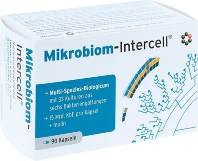 Produktbild von Mikrobiom-Intercell Probiotika 15 Milliarden 33 Stämme