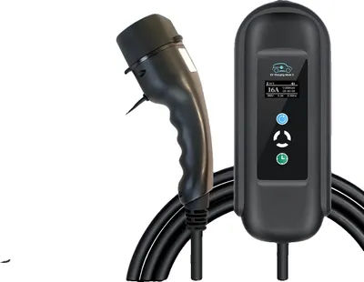 Zdjęcie produktu dla Ładowarka do pojazdów elektrycznych, regulowany prąd 16 A, trwała konstrukcja odporna na warunki atmosferyczne, TYPE2