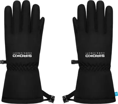 Zdjęcie produktu dla Siroko Core Rigi Gloves Black XL Mężczyźni, Kobiety Black XL