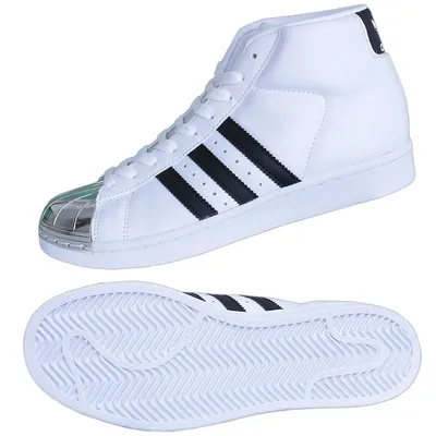 Produktbild von adidas Damen Promodel Metal Toe Gr.5,5 [38 2/3] weiss-silber (BB2131)