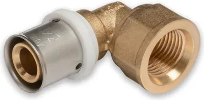 Produktbild von Selfio-Press Aluverbund Pressfitting Übergangswinkel Innengewinde 20 x 2 - 1/2' TH + U Kontur DVGW