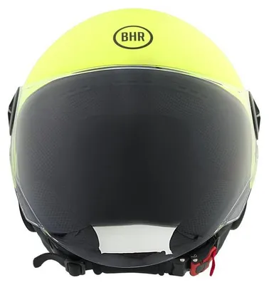 Immagine prodotto di BHR 832 MINIMAL, Casco Moto Demi-Jet Omologato ECE 22.06 Leggero e Compatto, Ideale per Città e Sottosella, Giallo Fluo , M