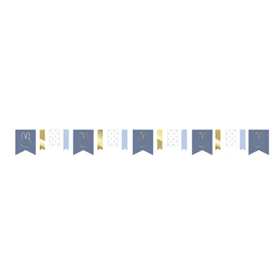 Produktbild von Miffy Wimpelkette Blau 4 Meter